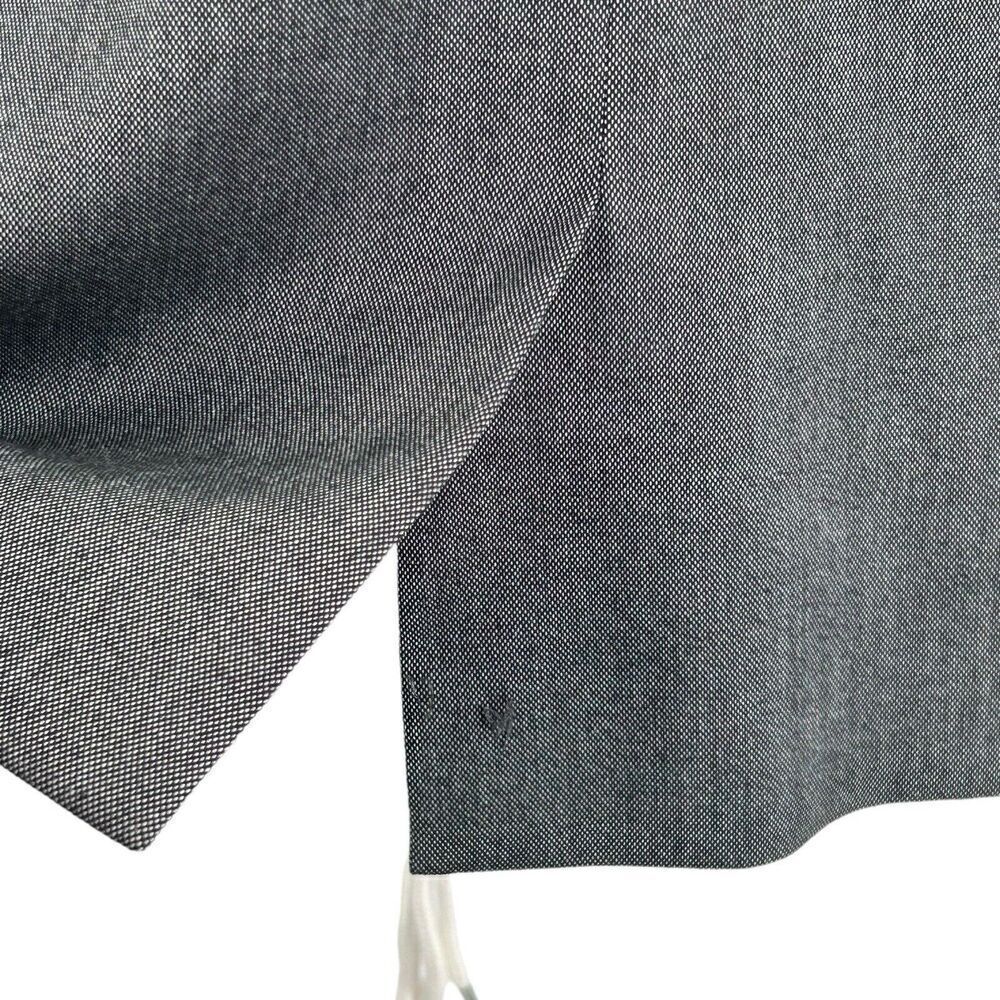 Tahari Arthur S Levine Gray Black Jacket Size 8 Petite Women Lined Blazer - Picture 14 of 16